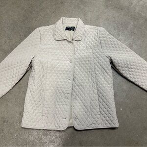 Women's Quilted Jacket - Cream